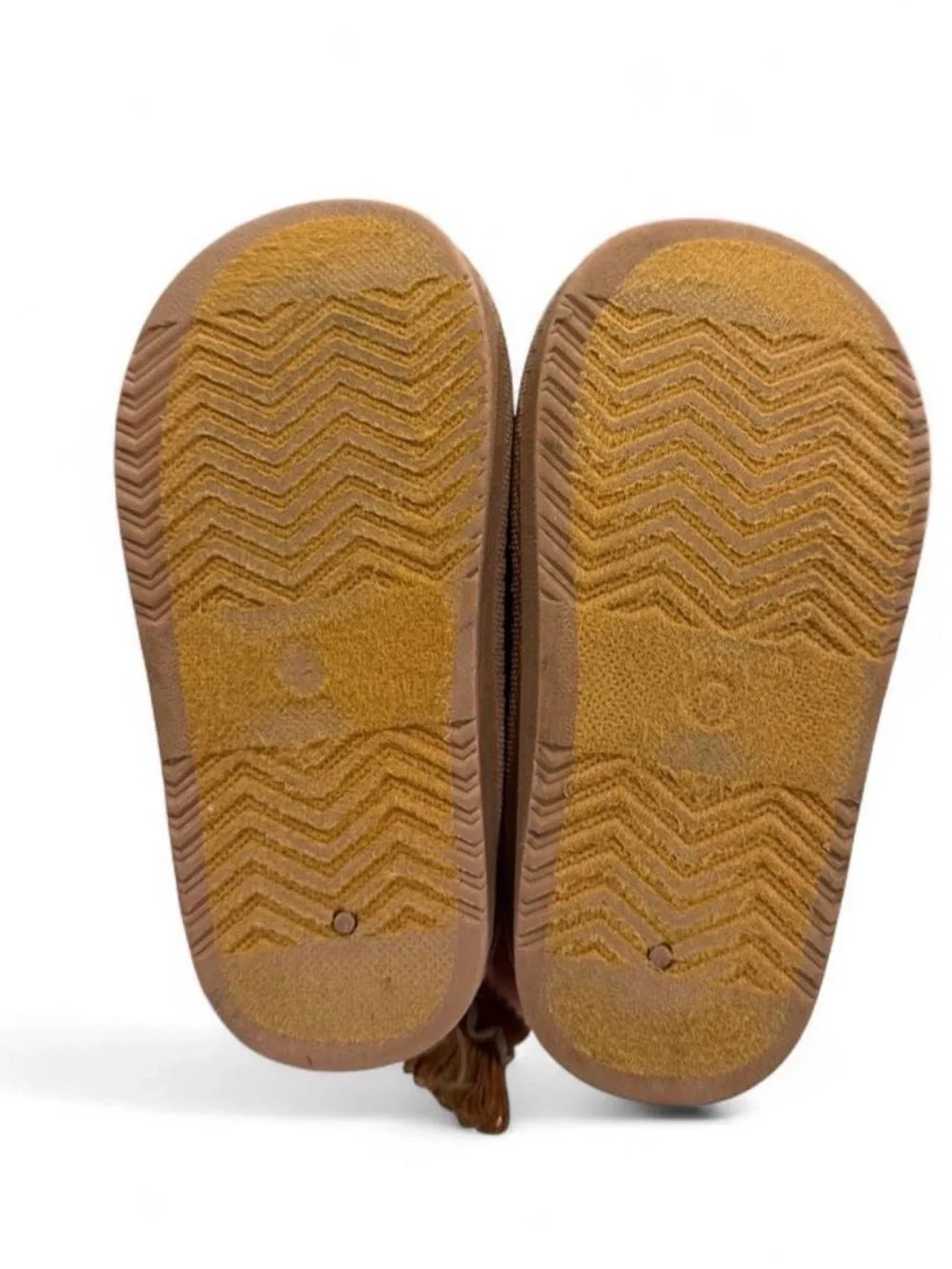 Kids Leopard-Print Slip-On Slippers - Brown
